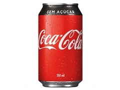 Coca-Cola sem Açúcar Lata 350m